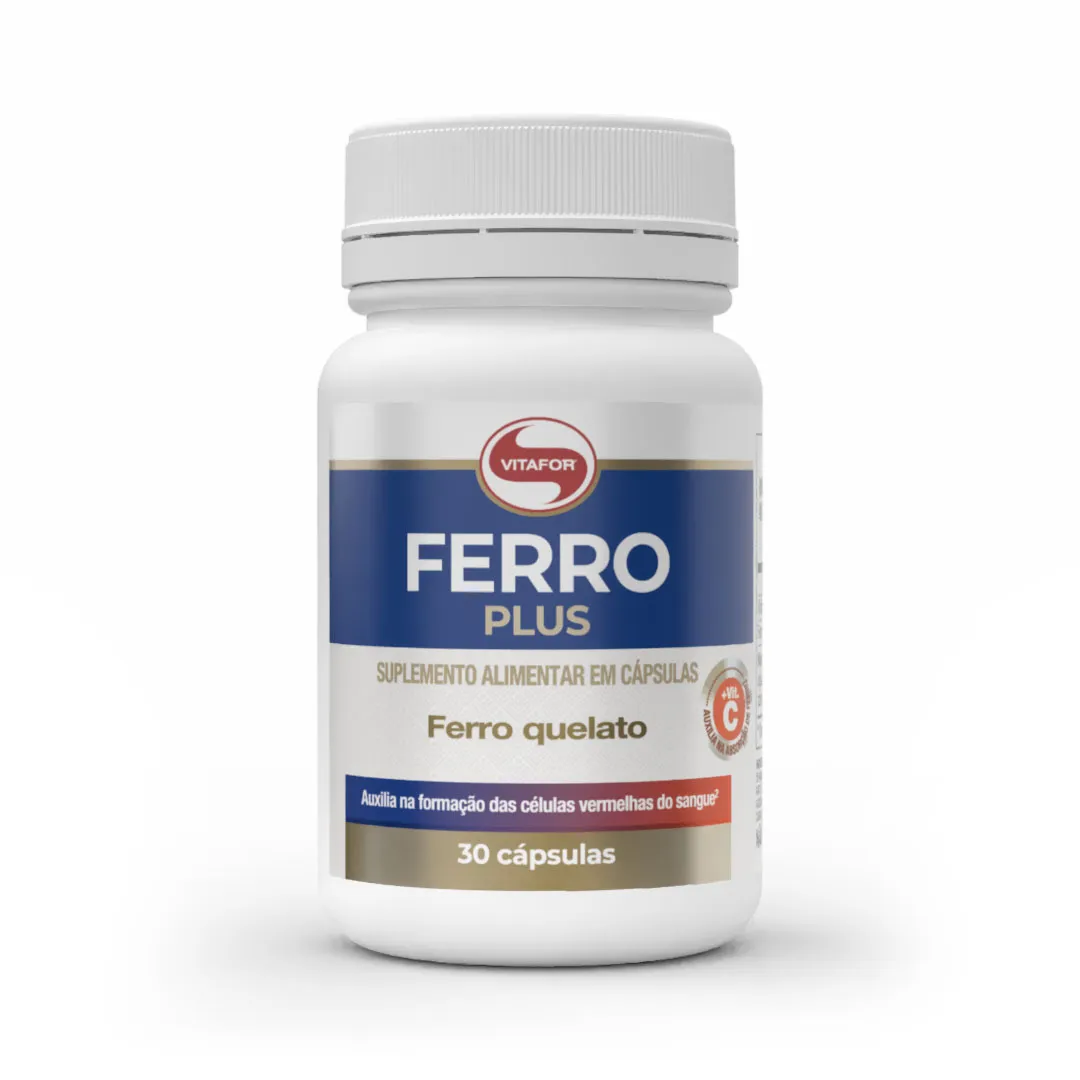 Ferro Plus Vitafor 30 Cápsulas