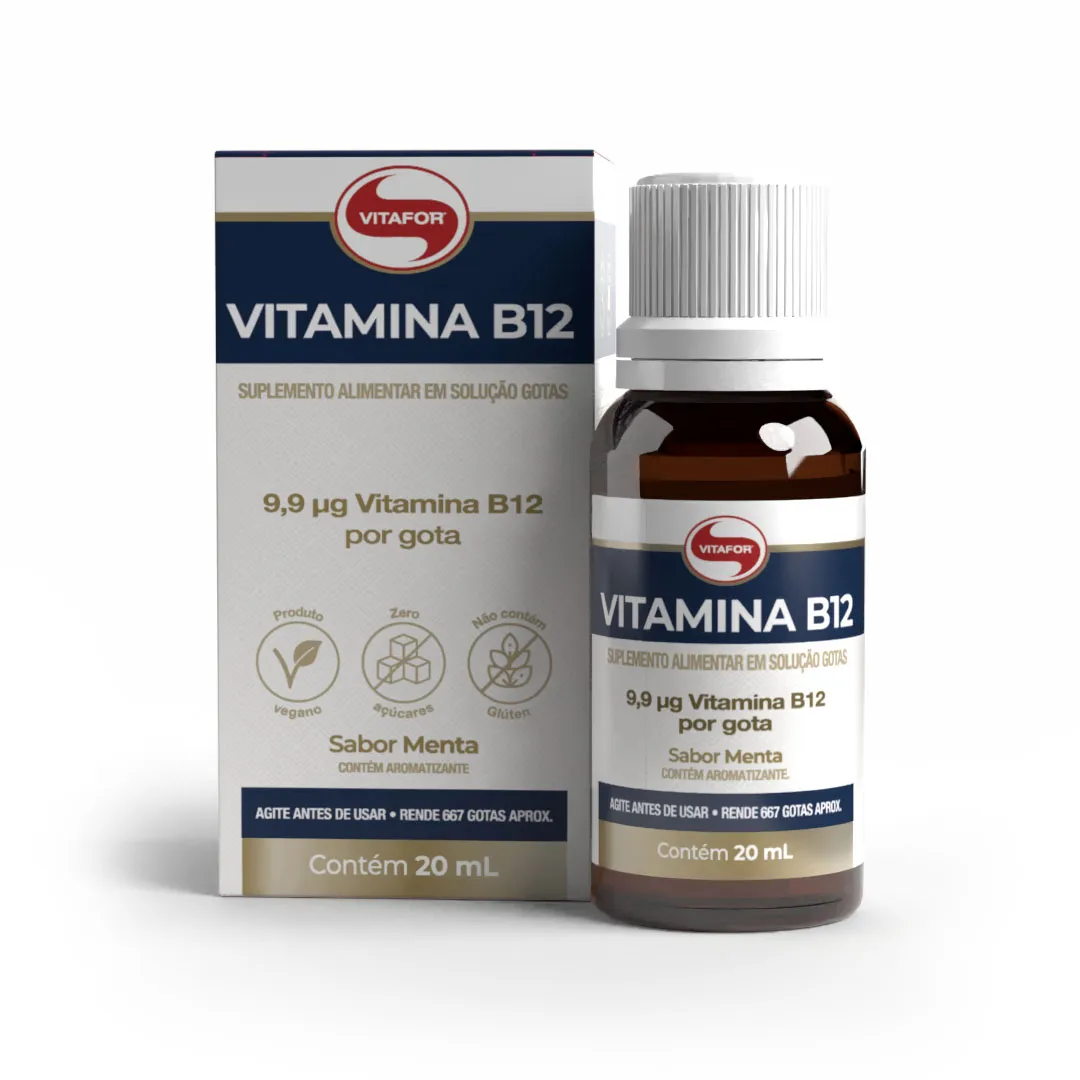 Vitamina B12 em Gotas Vitafor 20ml
