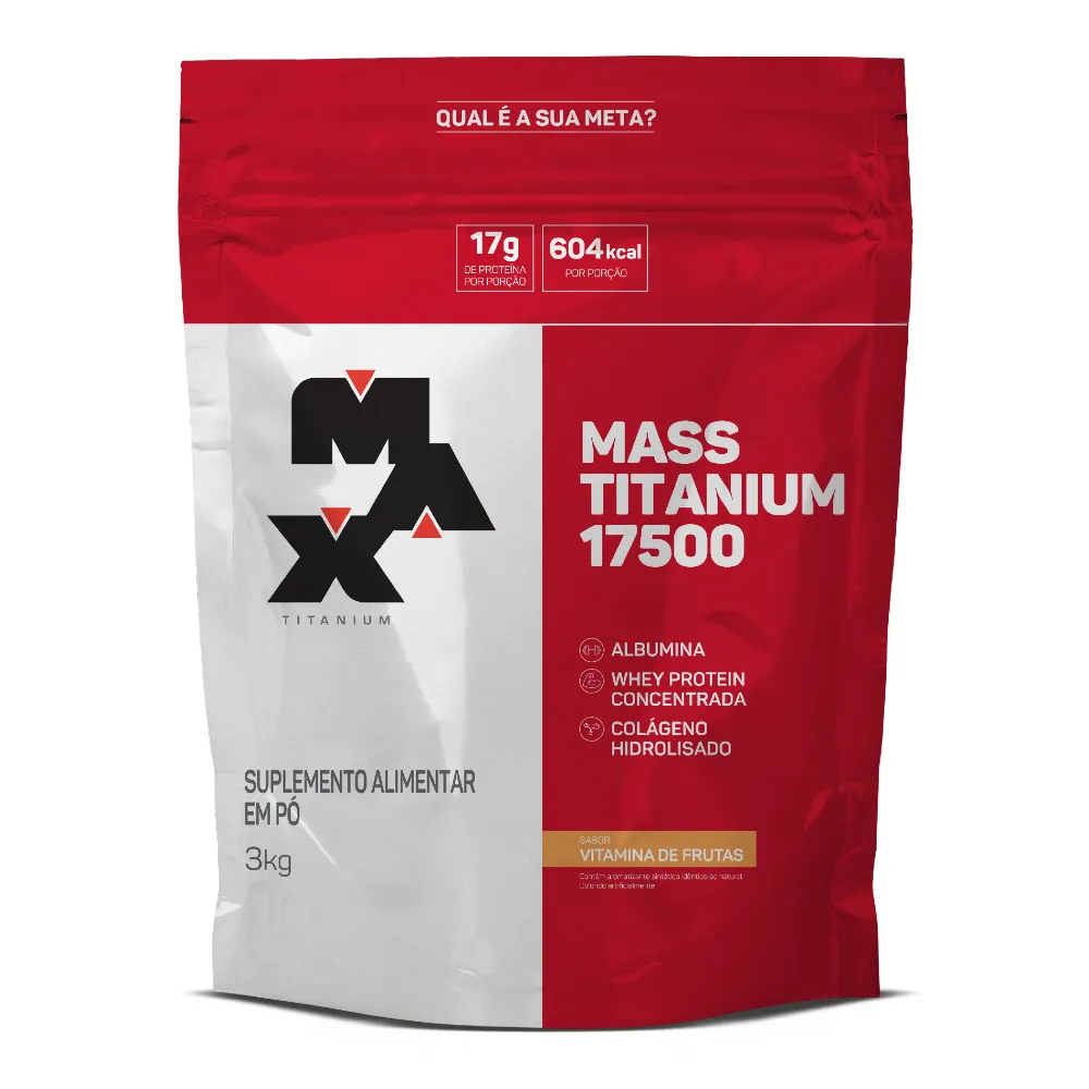 Mass Titanium Refil Vitamina de Frutas Max Titanium 3kg