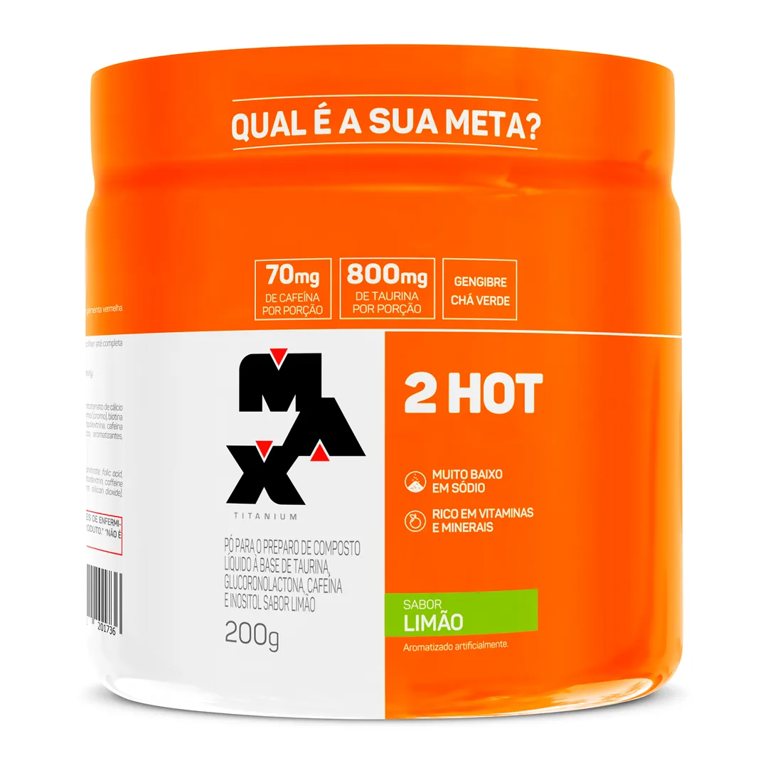 Termogênico 2Hot Limão Max Titanium 200g