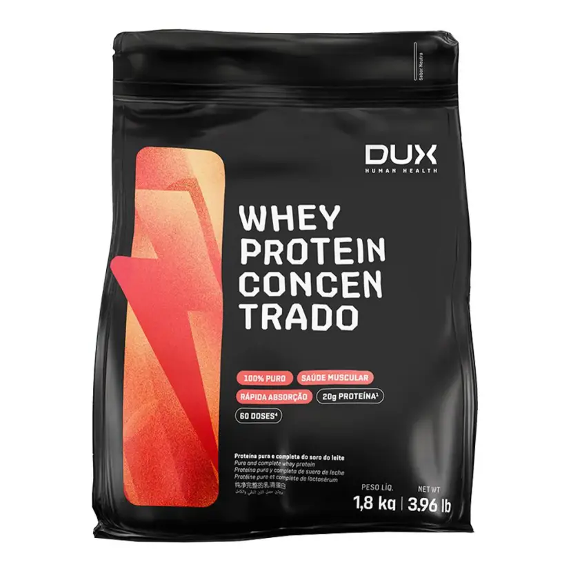 Whey Protein Concentrado Dux Neutro 1,8kg