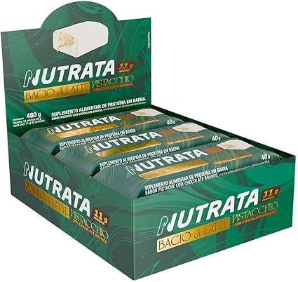 Barra de Proteína Nutrata Bacio di Latte 40g Display 12 Unidades