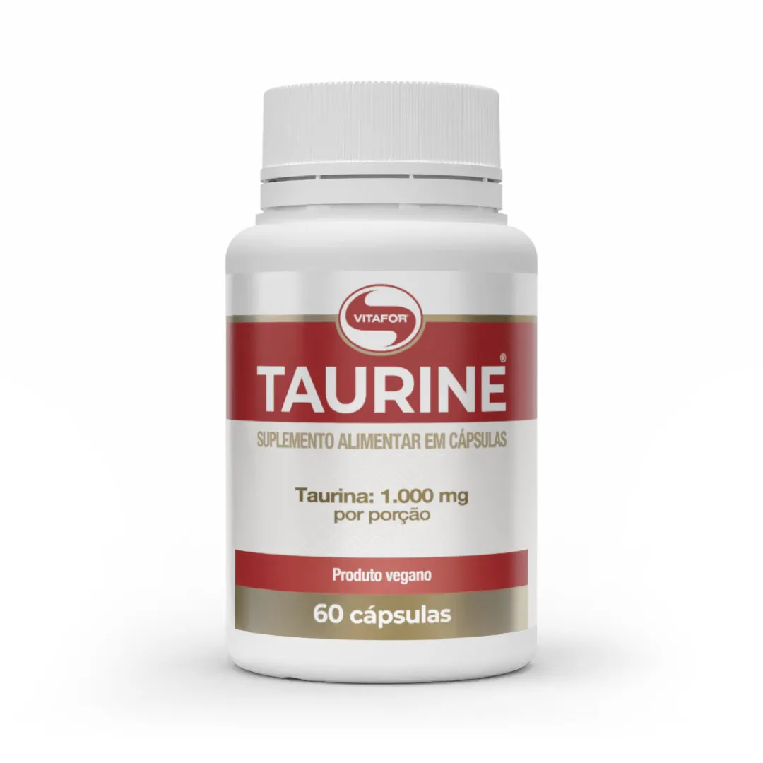 Taurine 550mg Vitafor 60 Cápsulas