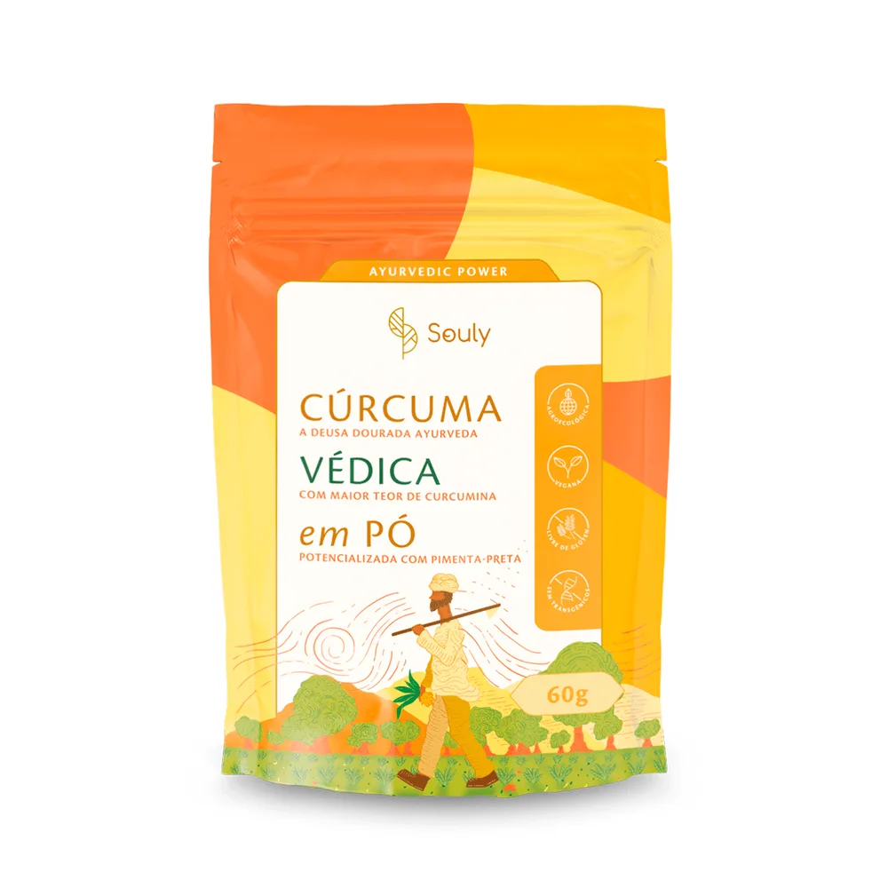 Cúrcuma Védica em Pó Souly 60G