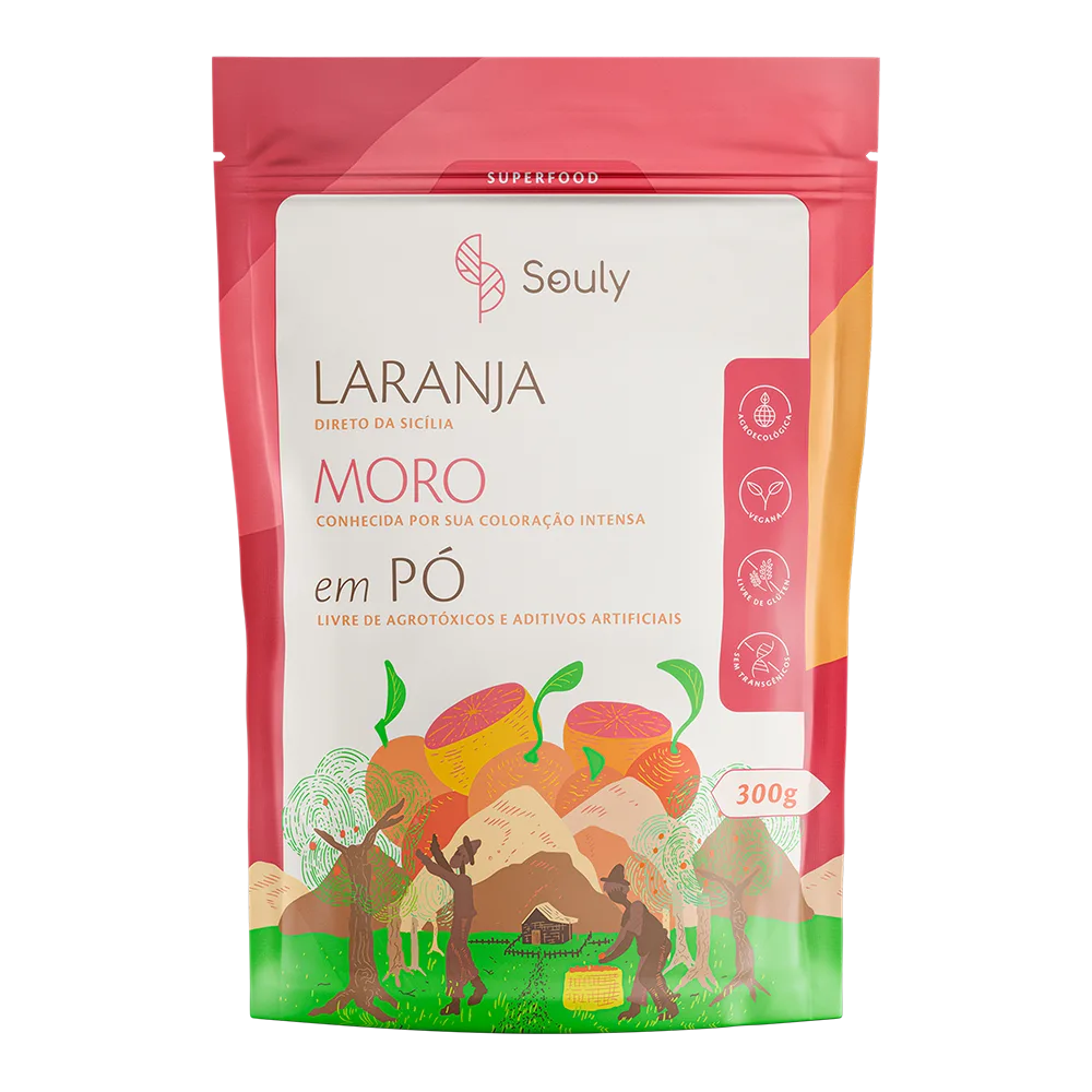Laranja Moro em Pó Souly