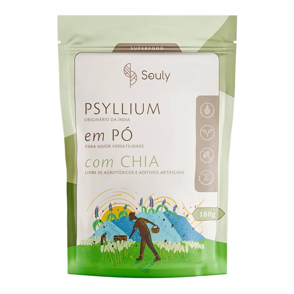 Psyllium em Pó Souly 180g