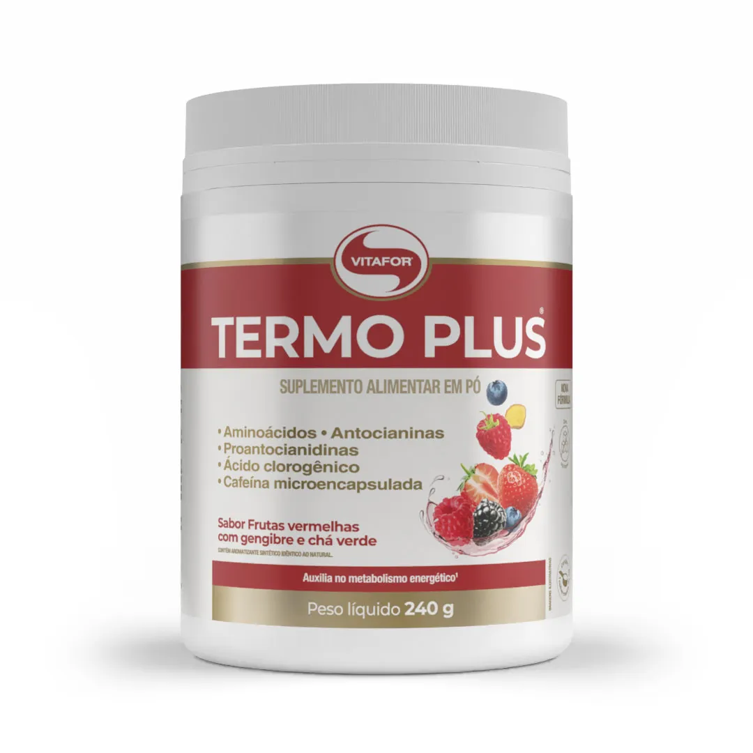 Termo Plus Vitafor Frutas Vermelhas e Gengibre 240g