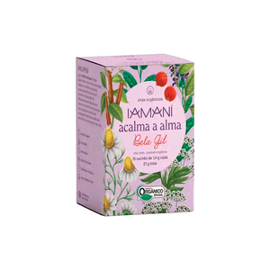 Chá Funcional Orgânico Acalma a Alma Bela Gil Iamaní 15 Sachês