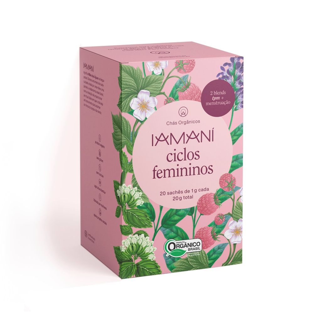 Chá Funcional Orgânico Ciclos Femininos 20 Sachês