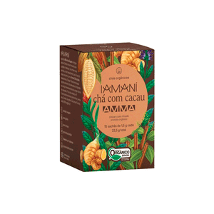 Chá Orgânico com Cacau Amma Iamaní 15 Sachês