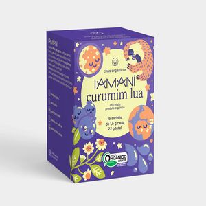 Chá Orgânico Curumim Lua Iamaní 15 Sachês