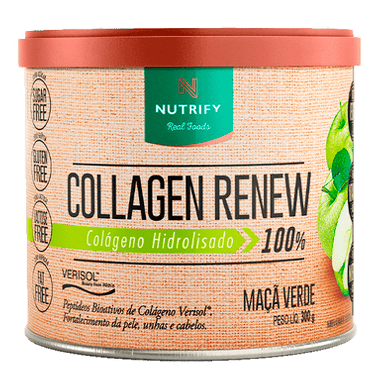 Collagen Renew Maçã Verde Nutrify 300g