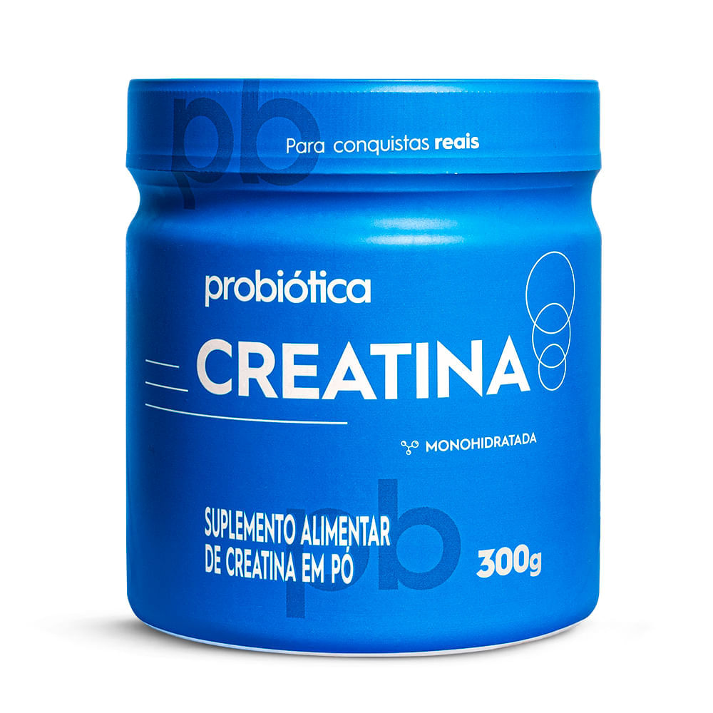Creatina Pura Probiótica 300 g Pote