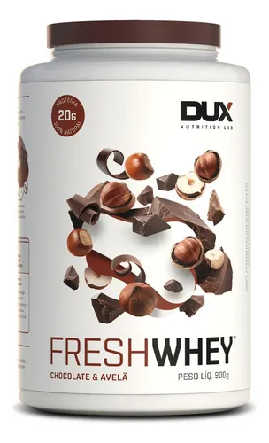Fresh Whey Protein Sabor Chocolate e Avelã DUX Human Health 900g