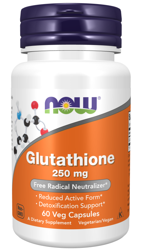Glutationa 250mg Now Foods 60 Cápsulas