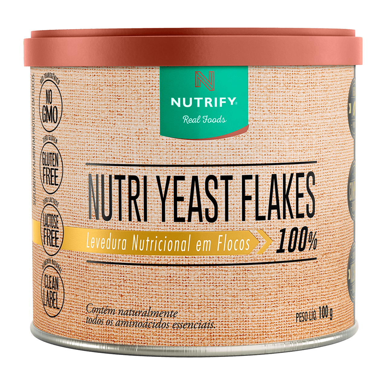 Levedura Nutricional Nutrify - Nutrition Yeast Flakes 100g