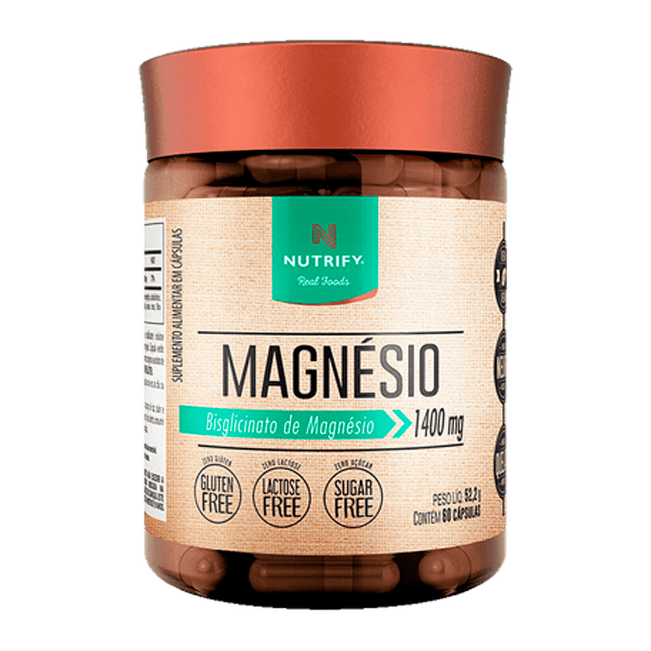 Magnésio Nutrify 60 Cápsulas