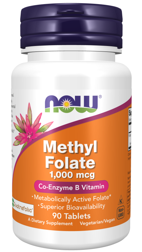 Metilfolato 1000mcg Now Foods 90 Tabletes