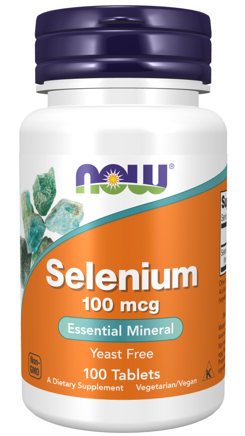 Selênio 100mcg Now Foods 100 Tabletes