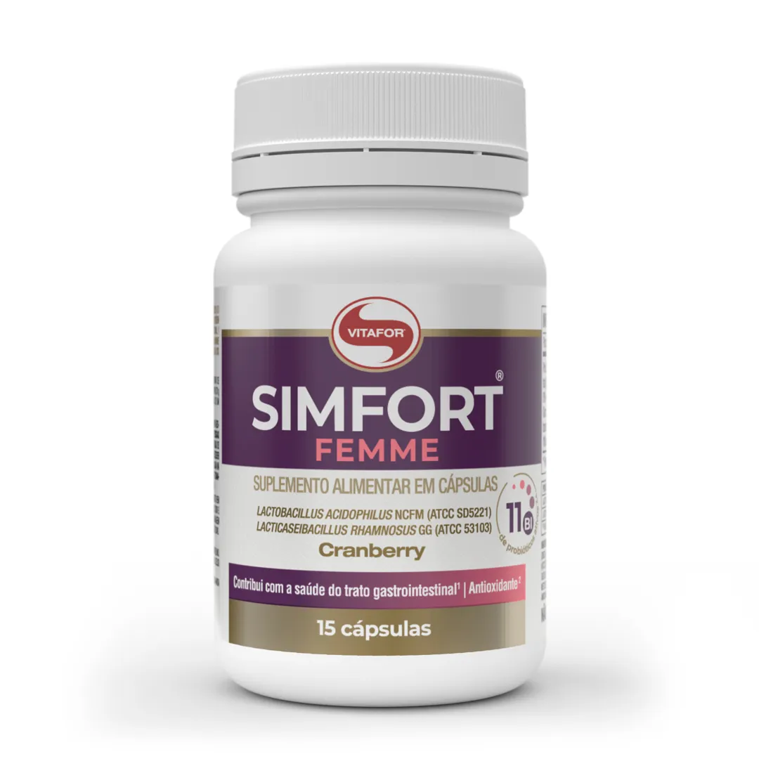 Simfort Femme Vitafor 650mg 15 Cápsulas