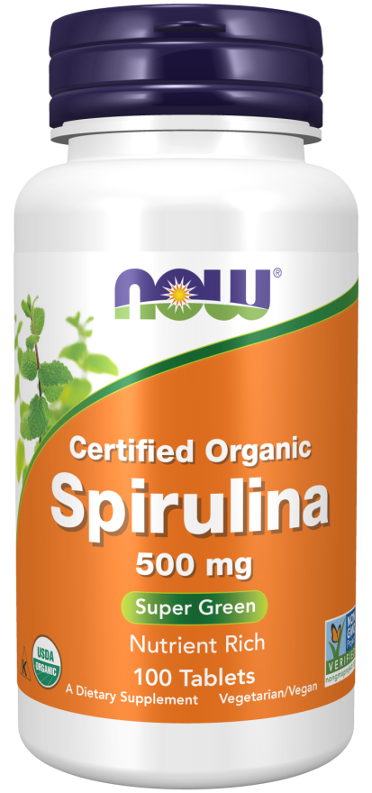 Spirulina 500mg Now Foods 200 Tabletes