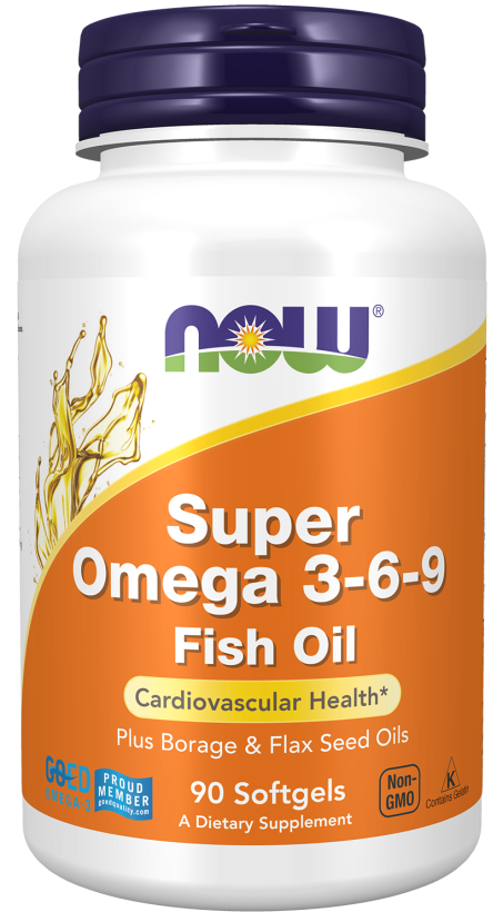 Super Omega 3-6-9 Now Foods 90 Cápsulas