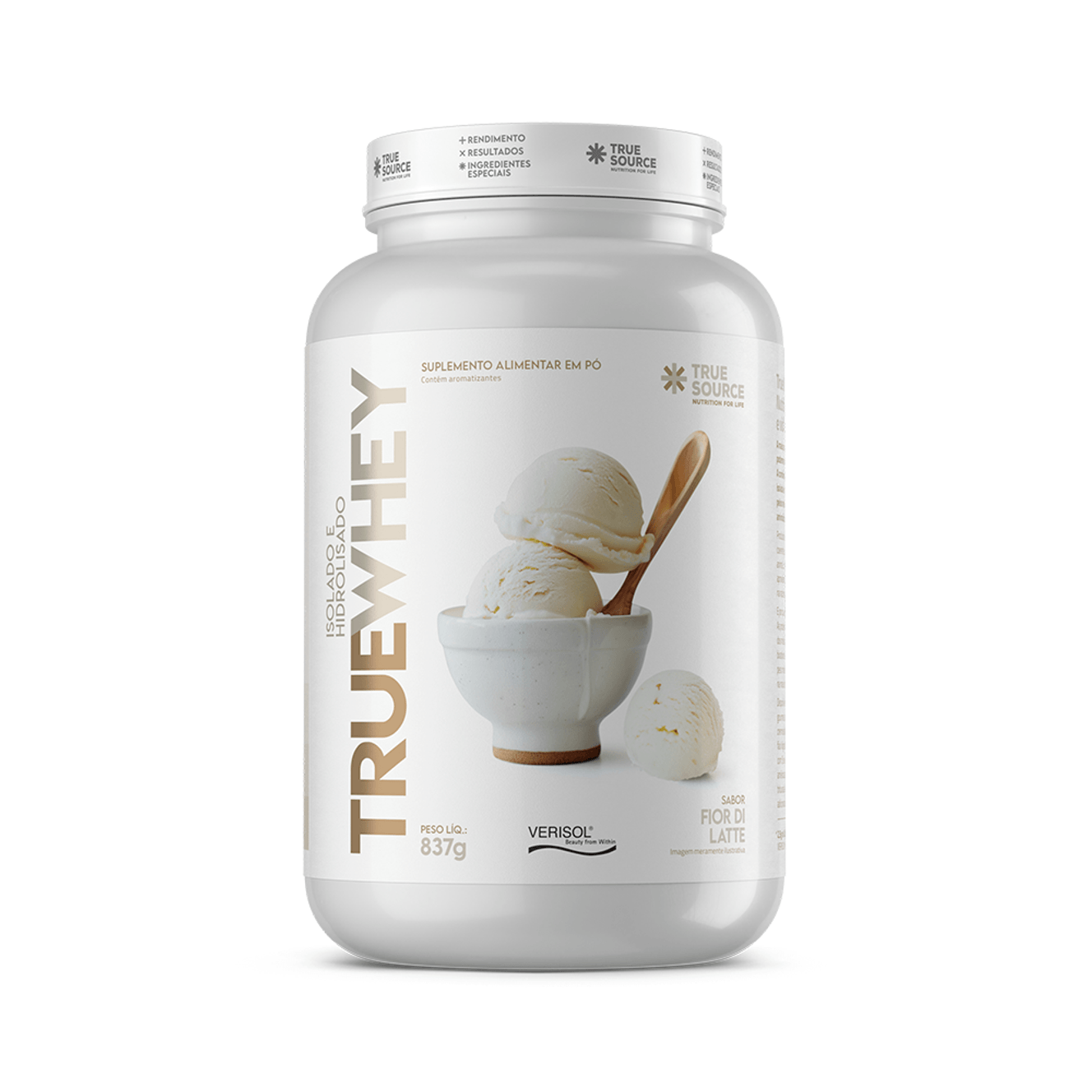True Whey Protein Fior Di Latte 837g True Source