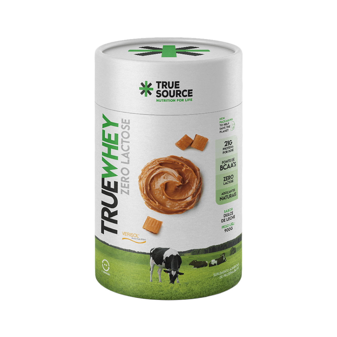 True Whey Zero Lactose Dulce de Leche 900g True Source