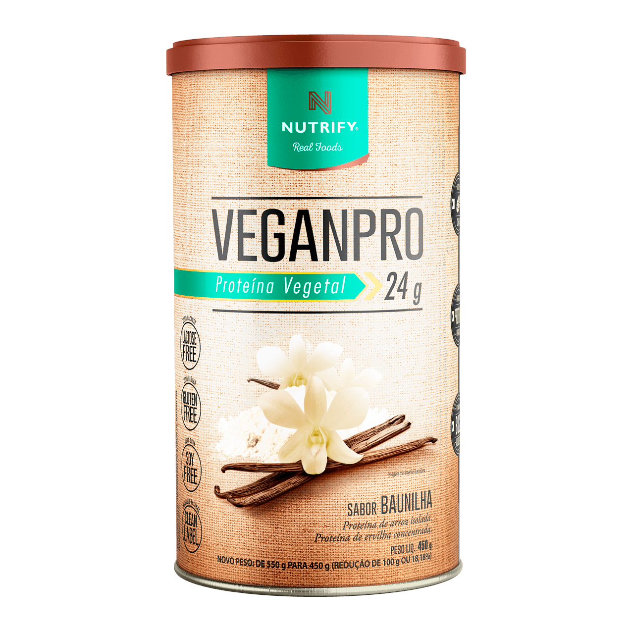 VeganPro Baunilha Nutrify 550g
