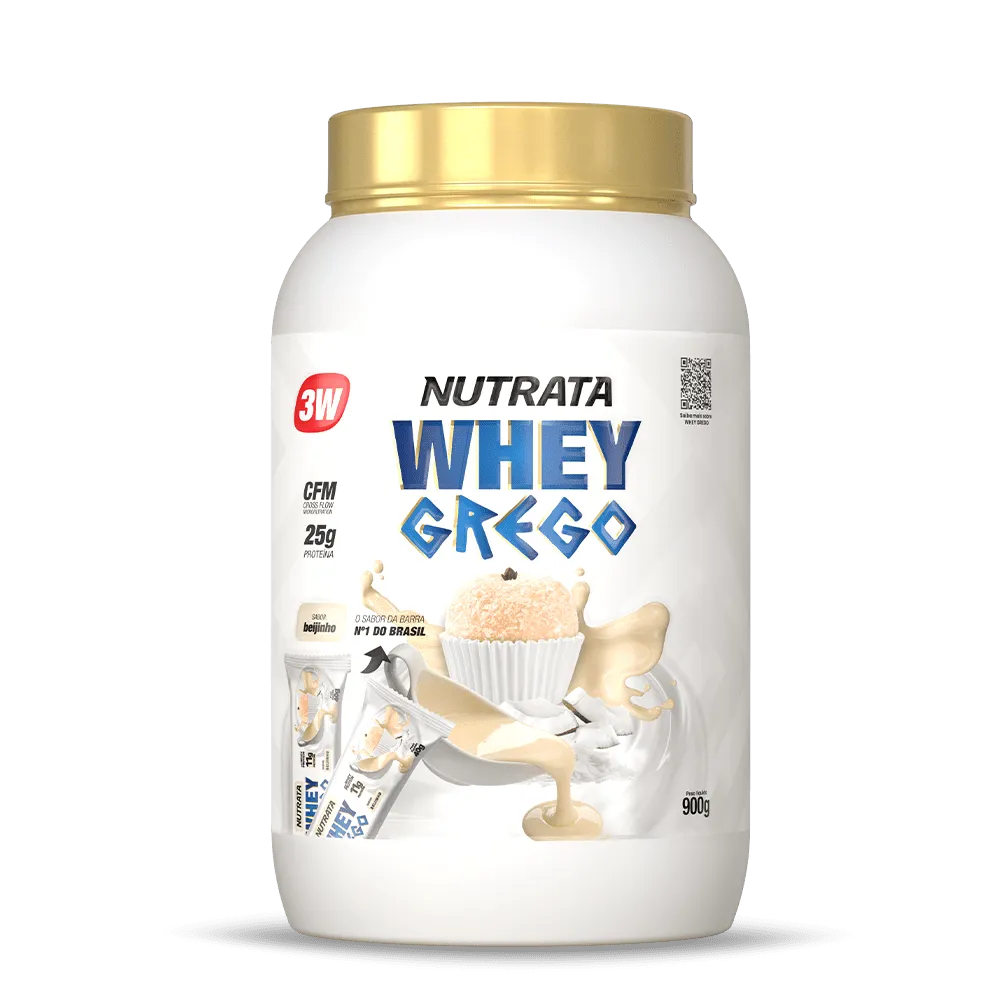 Whey 3W Grego Beijinho Nutrata 900 g Pote
