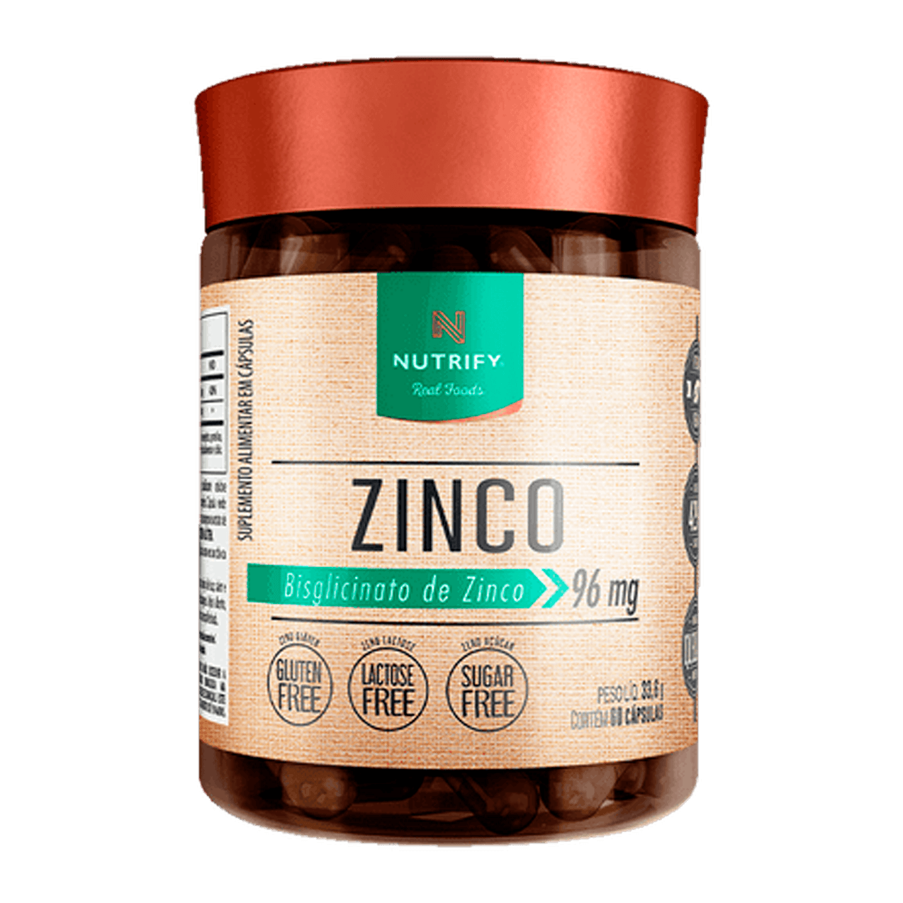 Zinco Nutrify 60 Cápsulas