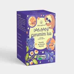 Chá Orgânico Curumim Lua Iamaní 15 Sachês