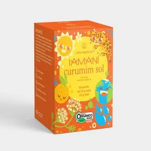 Chá Orgânico Curumim Sol Iamaní 15 Sachês