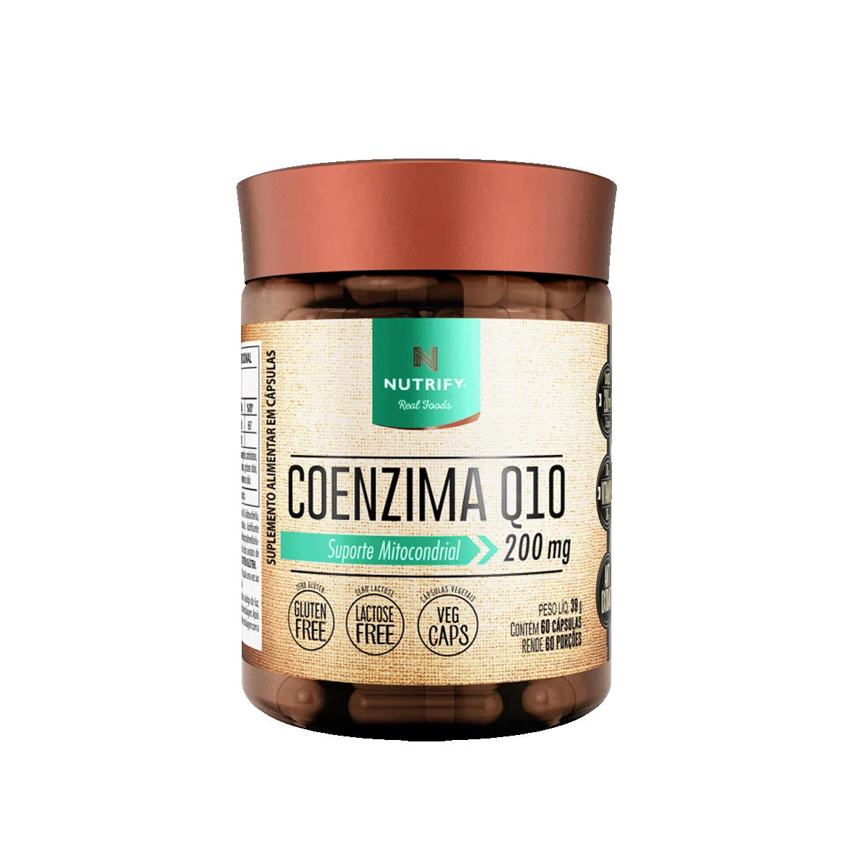 Coenzima Q10 Nutrify 100mg 60 Cápsulas