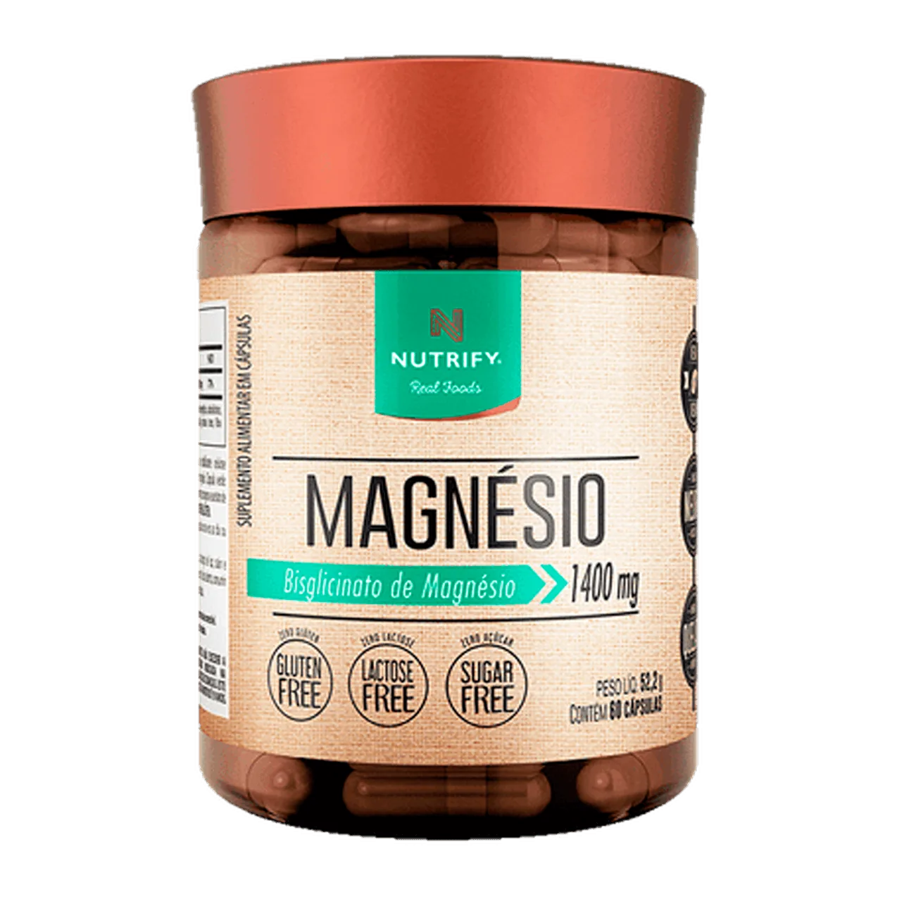 Magnésio Nutrify 60 Cápsulas