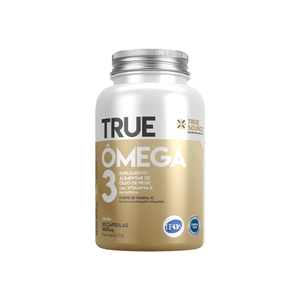 Ômega 3 True com Vitamina E True Source 60 Cápsulas