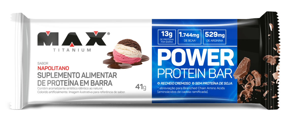 Power Protein Bar Napolitano Max Titanium 41g