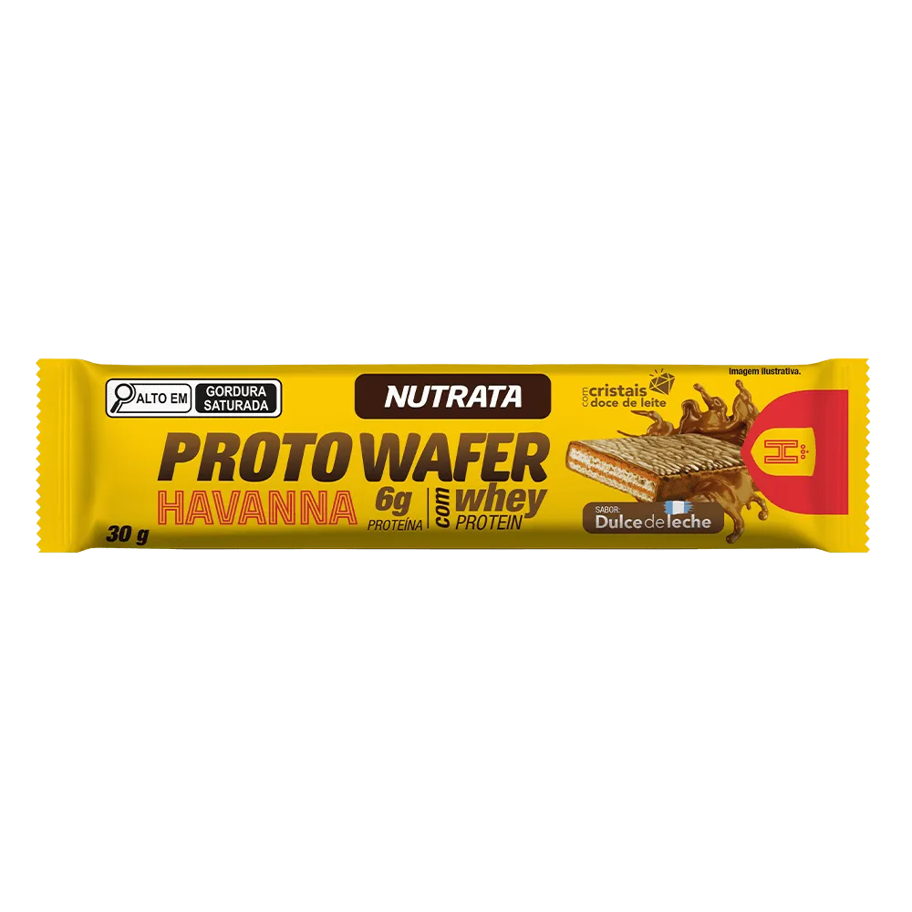 Proto Wafer Sabor Doce de Leite Havanna Nutrata 30 g