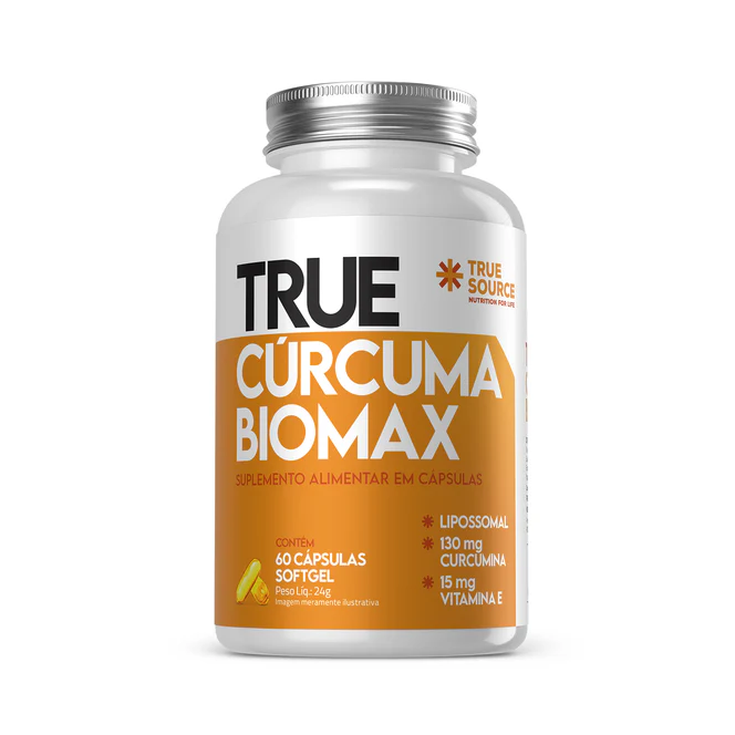 True Cúrcuma Biomax Lipossomal 60 Cápsulas