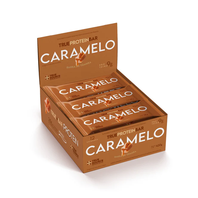 True Protein Bar Caramelo Display 12un