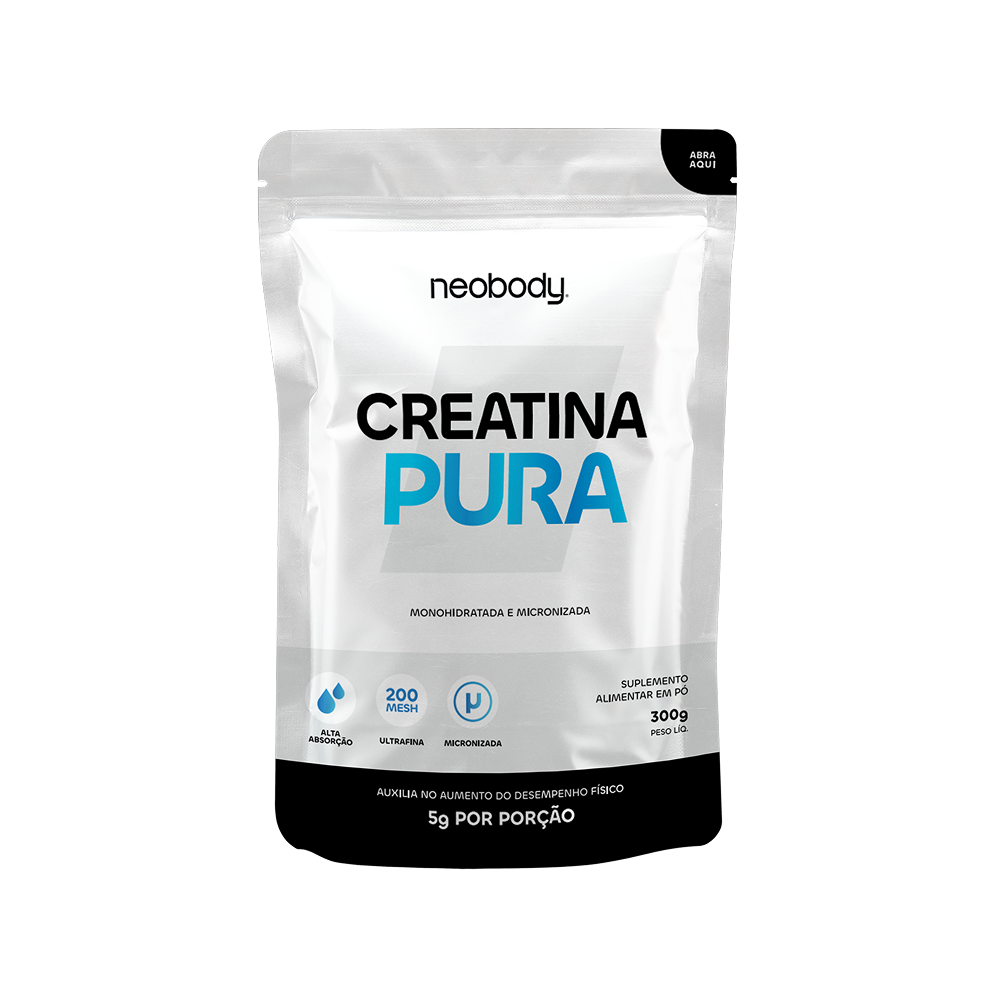 Creatina livre de metais pesados 100% pura com Laudo 300g Neobody Nutrition