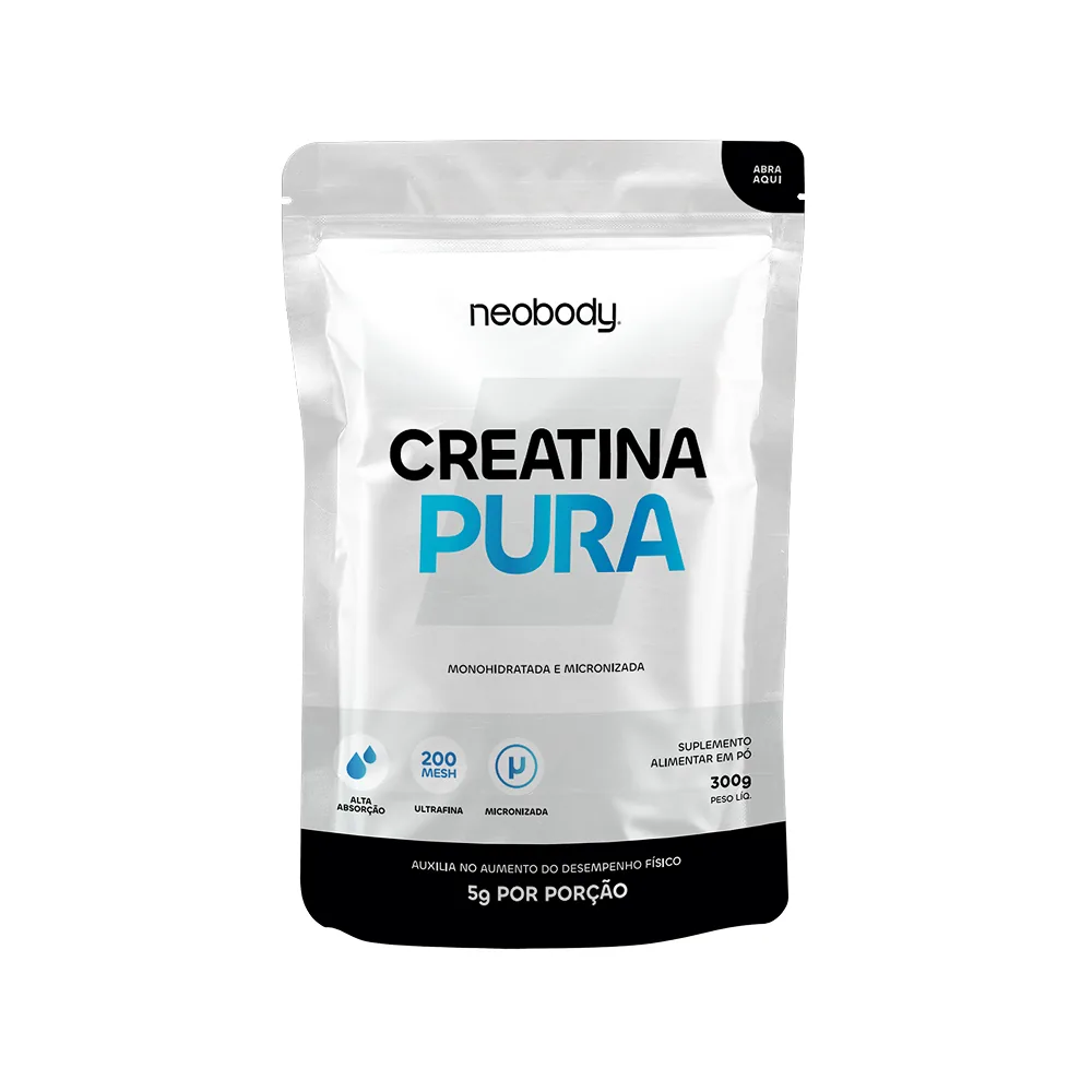 Creatina livre de metais pesados 100% pura com Laudo 300g Neobody Nutrition