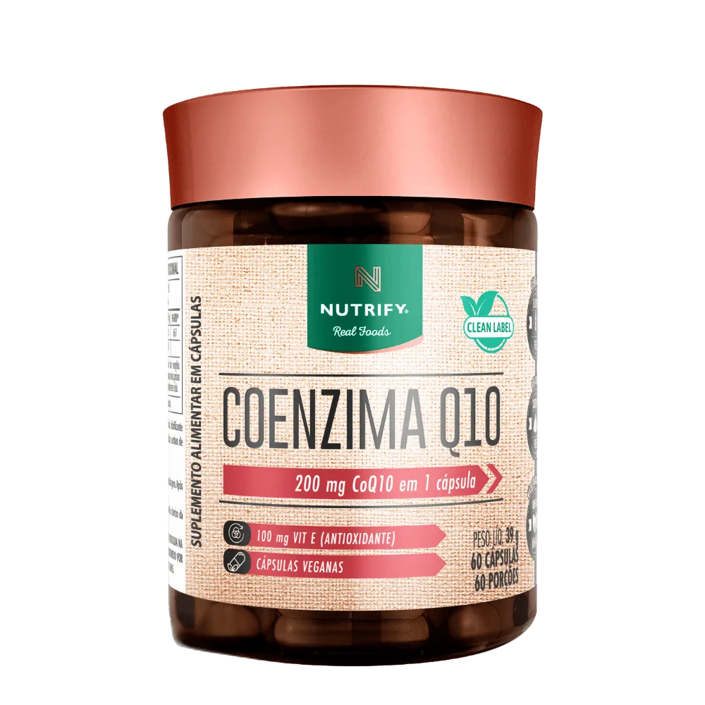 Coenzima Q10 Nutrify 200mg 60 Cápsulas