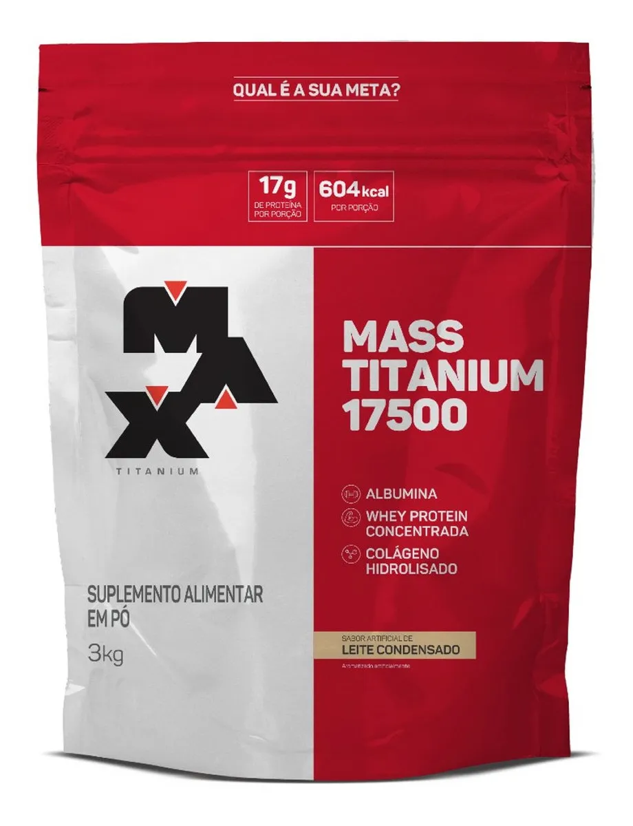 Mass Titanium Refil Leite Condensado Max Titanium 3kg