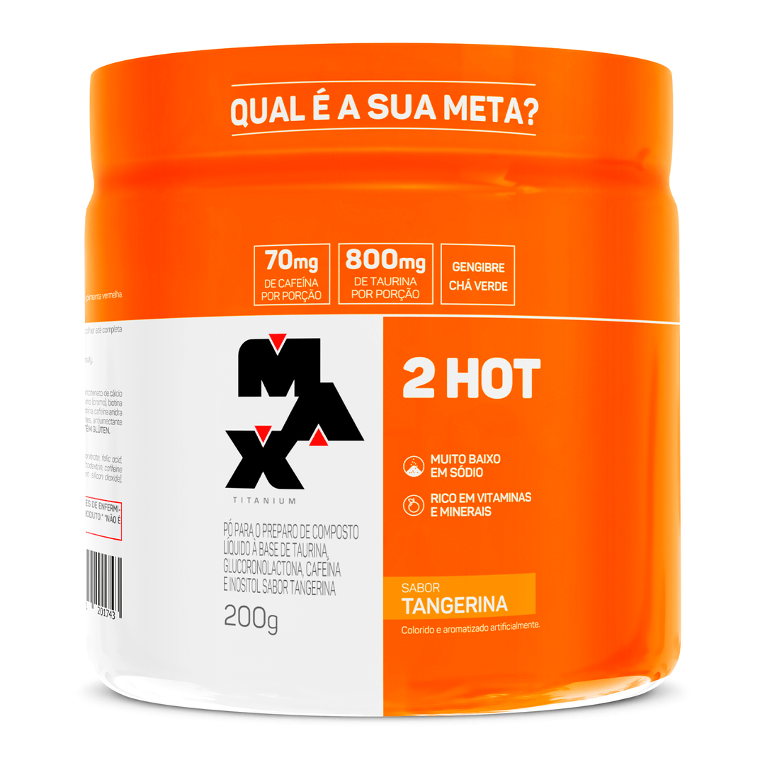 Termogênico 2Hot Tangerina Max Titanium 200g