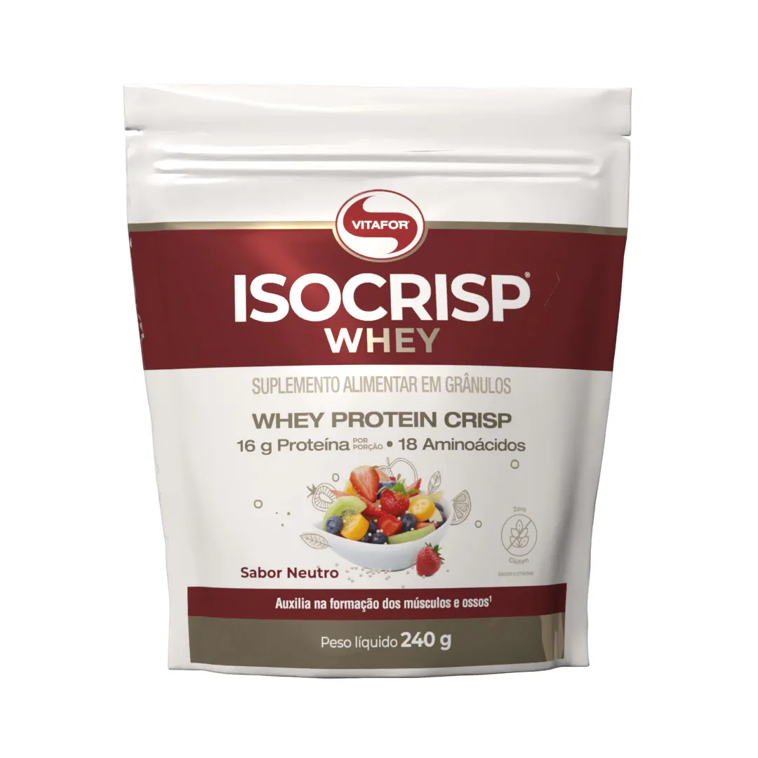 Isocrisp Whey Vitafor Pouch 240g Neutro
