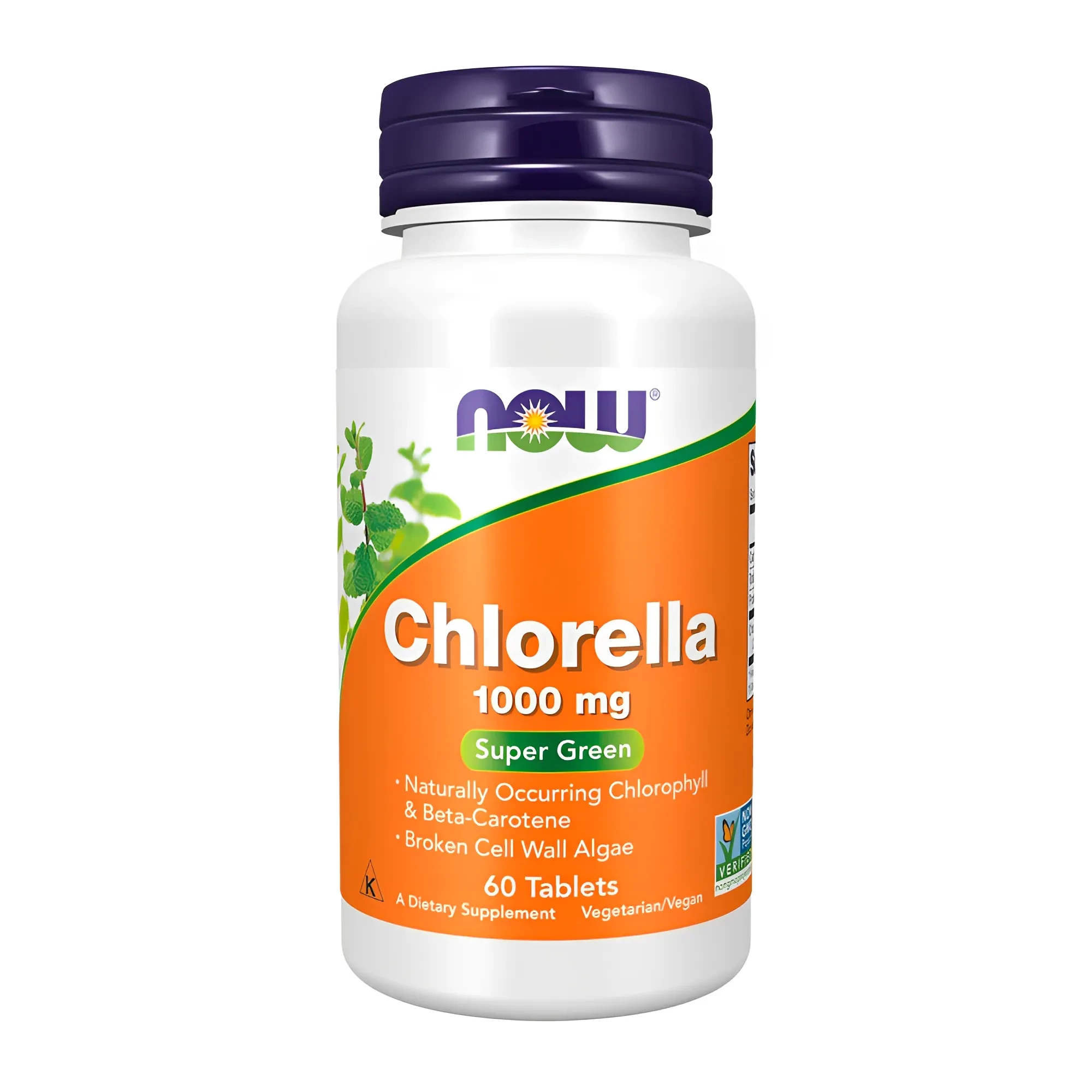 Chlorella 1000mg Now Foods 60 Tabletes
