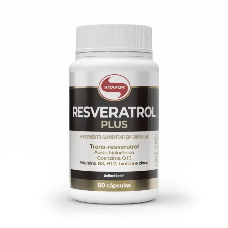Resveratrol Plus 1000mg Vitafor 60 Cápsulas