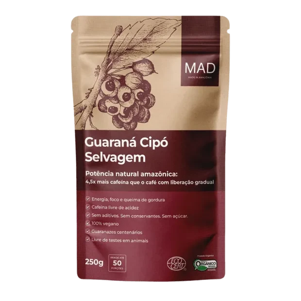 Guaraná Cipó Orgânico MAD 250g