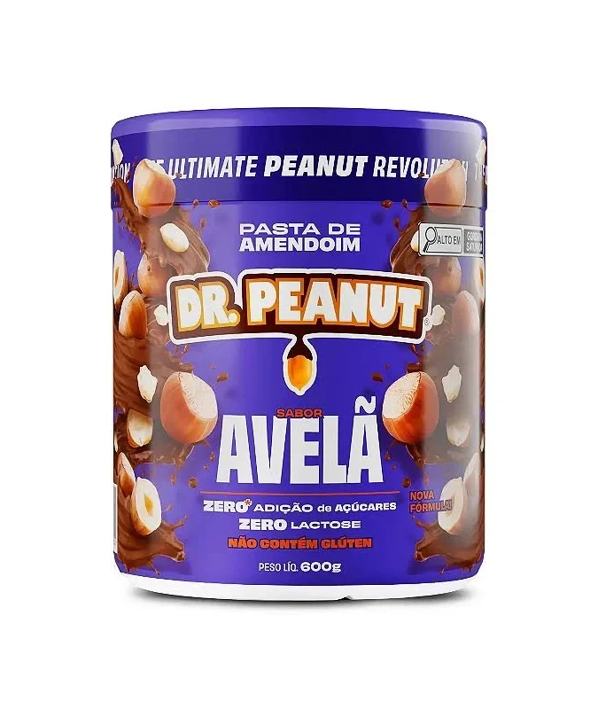 Pasta De Amendoim Sabor Avelã com Whey Protein 600g